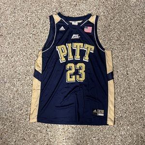 Vintage 00s Y2K Adidas Pitt Basketball Jersey